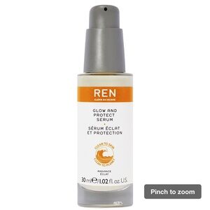 REN Glow and Protect Serum - Silver and Orange
